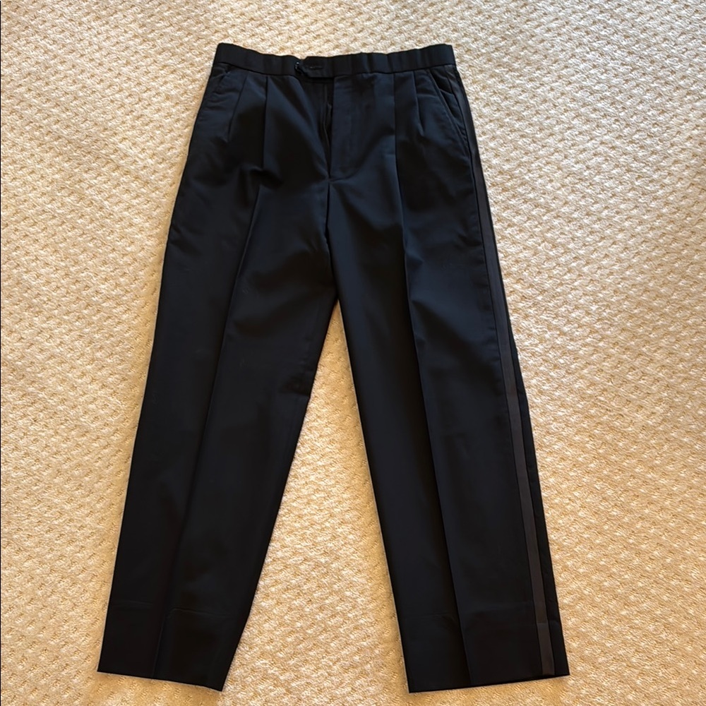 Black Men's Tuxedo Pants